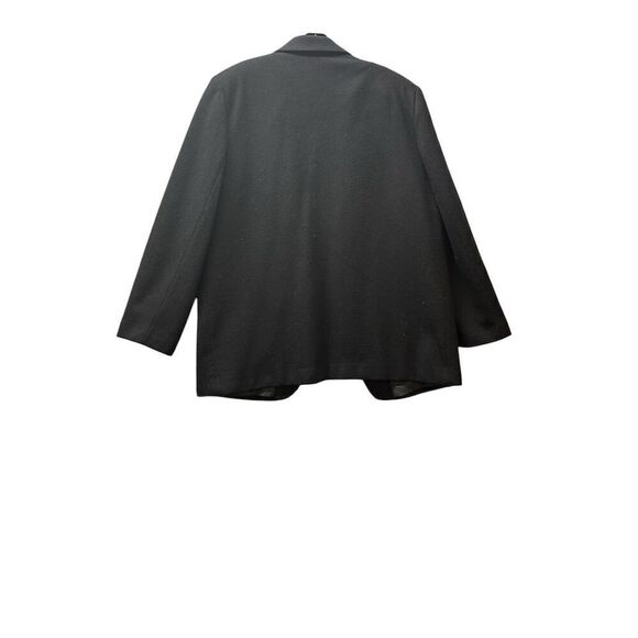 Savannah Women's Vintage Black Wool Blend Blazer Coat Size 16 - Picture 11 of 11
